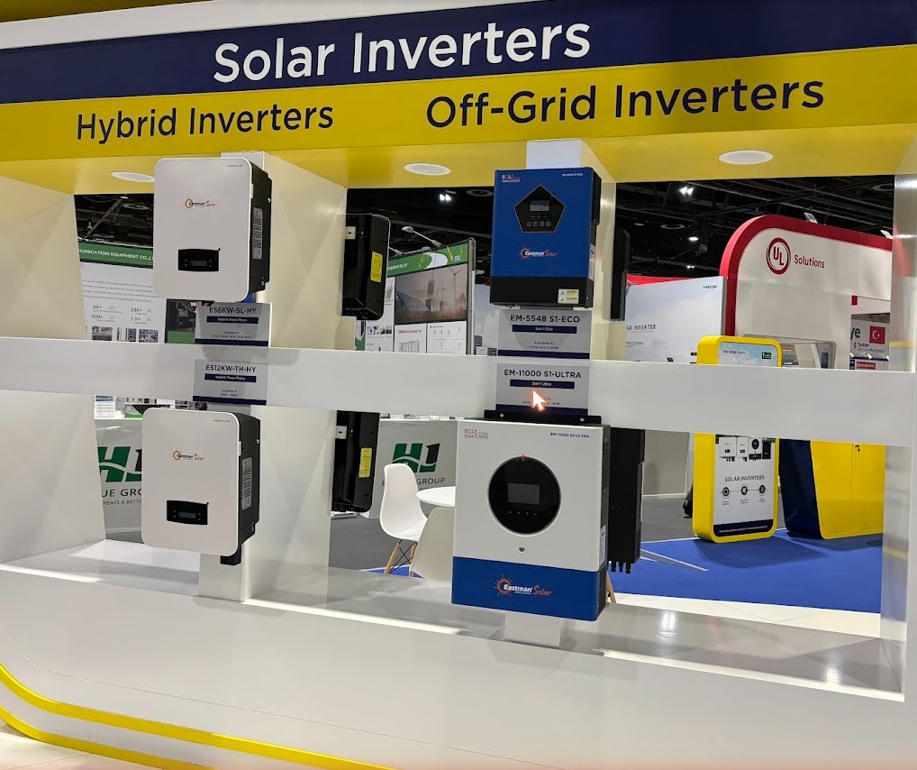 Solar inverters and hybrid inverters exhibition